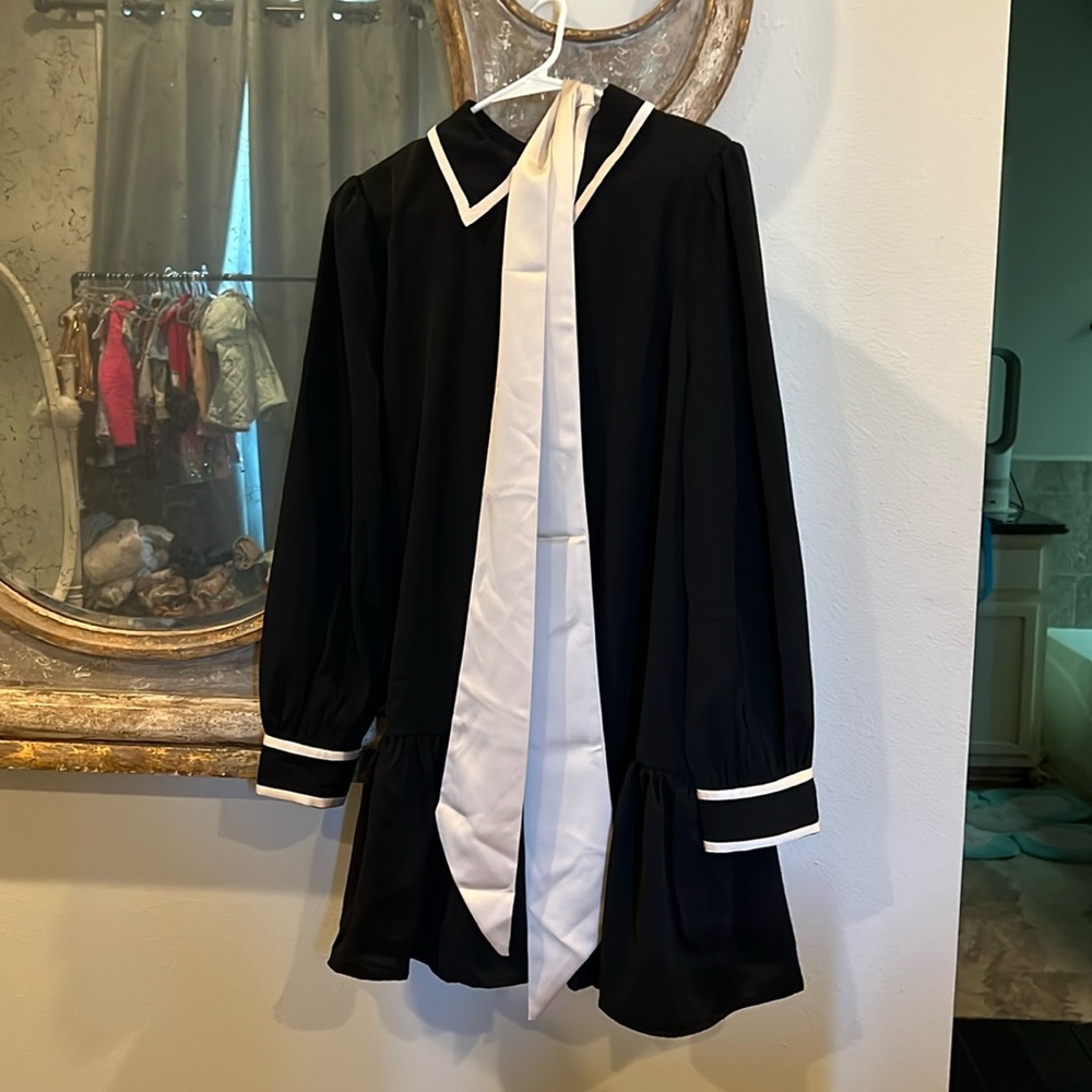 J.ing Melissa Black Bowtie Dress